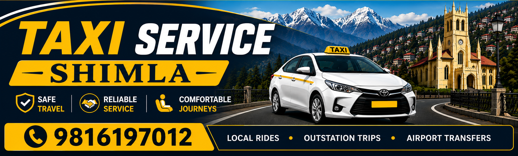 Taxi Service Shimla Advertisement